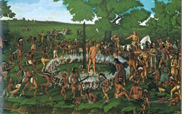 western American Indians 02 Oil Paintings